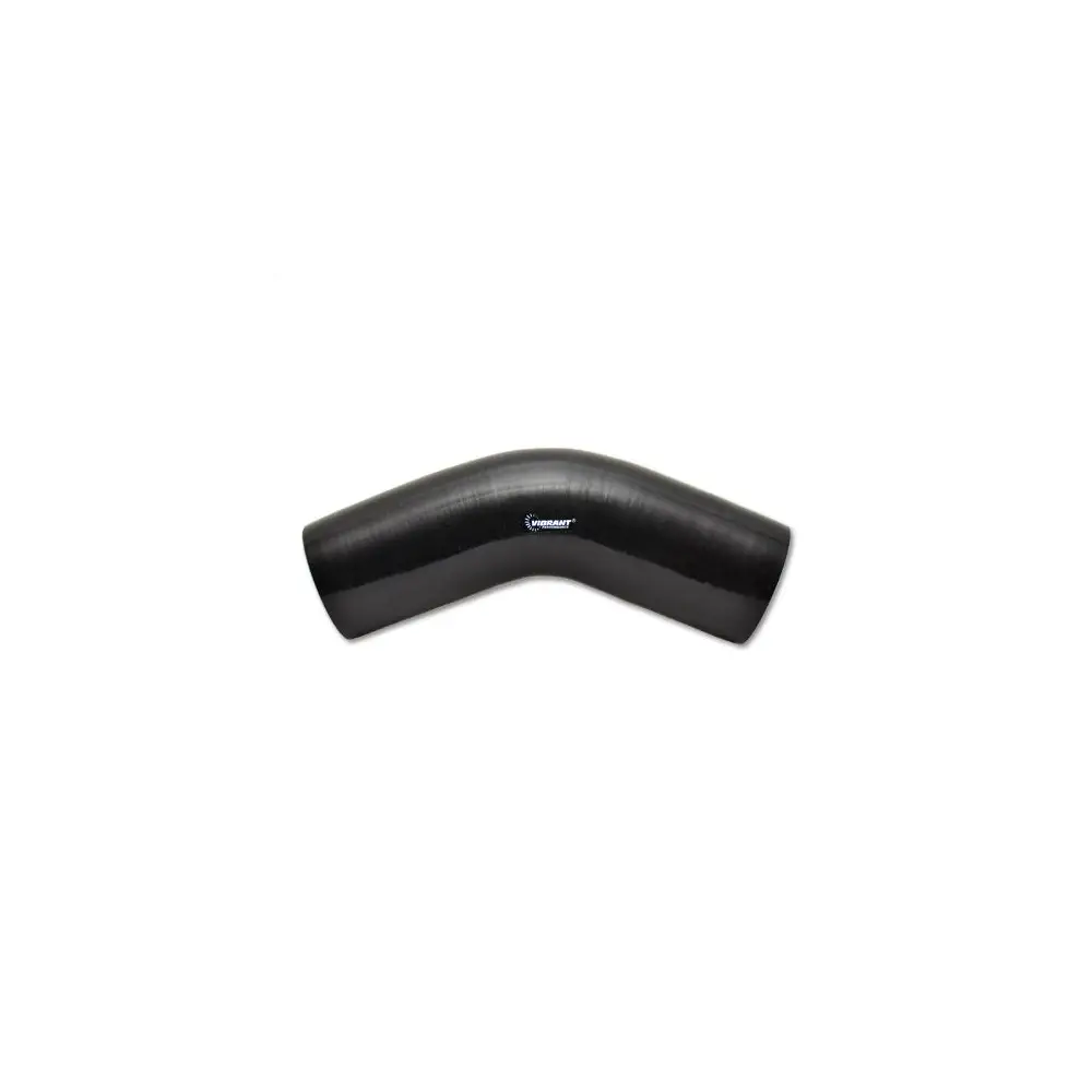 Vibrant - 2753 - 45 Degree Elbow, 2.75 in. I.D. x 4.00 in. Leg Length - Black - VIB2753